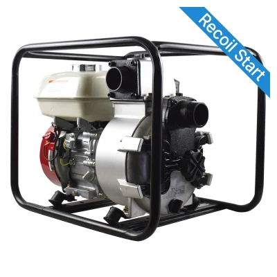 REEFE MH020T Honda GX160 Trash Pump with Recoil Start & Roll Frame