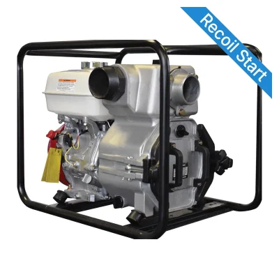 REEFE MH030T/MH040T Trash Pump with Recoil Start & Roll Frame