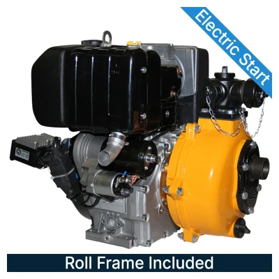 REEFE RDK35015TE-RF Kohler KD350 Diesel Twin Impeller Firefighting Pump with Electric Start & Roll Frame