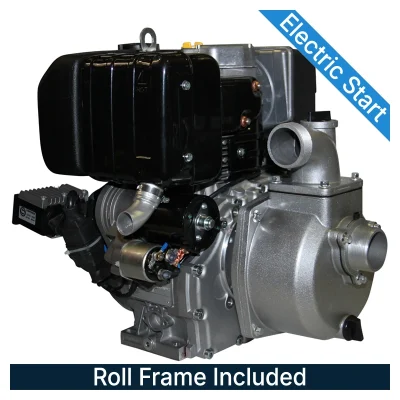 REEFE RDK35030E-RF Kohler KD350 Diesel Transfer Pump with Electric Start & Roll Frame