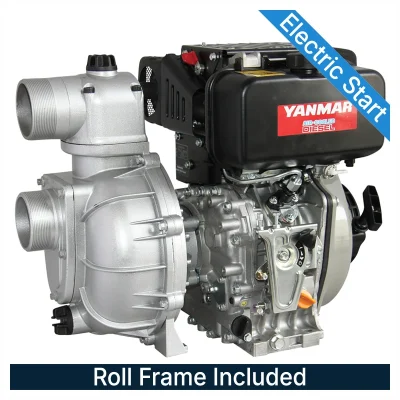 REEFE RDY70HP3E-RF Yanmar L70 Diesel High Pressure Transfer Pump with Electric Start & Roll Frame