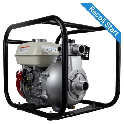 REEFE RP015R-RF Honda GX200 Firefighting Pump with Recoil Start & Roll Frame