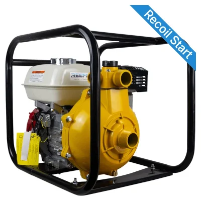 REEFE RP015TR-RF Honda GX200 Twin Impeller Firefighting Pump with Recoil Start & Roll Frame