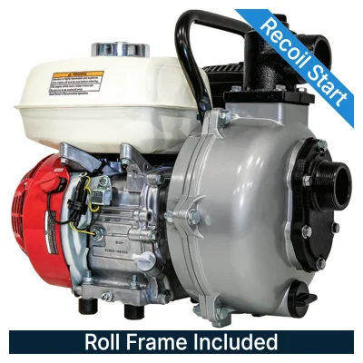 REEFE RP020H-RF Honda GX200 High Pressure Pump with Recoil Start & Roll Frame