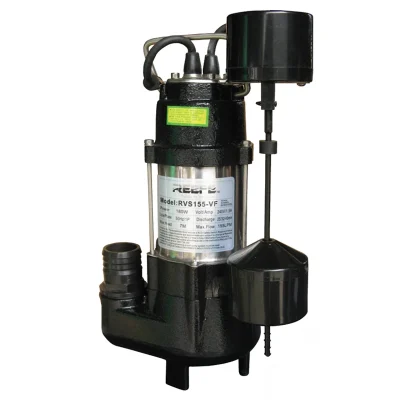 REEFE RVS155VF Vortex Sump Pump with Vertical Float Switch